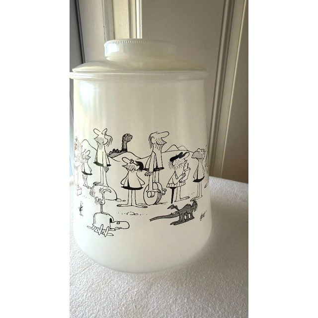 Vintage 1970's Bc Comics Johnny Hart Cannister Set of 2 Promotional Glassware Nostalgia Cartoon For Sale - Image 4 of 17