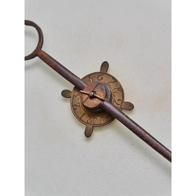 Brown Antique Floor Clock, 19th Century For Sale - Image 8 of 12