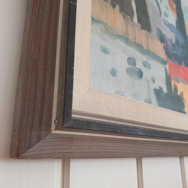 Tage Gavik, Sitke Spain, 1960s, Oil on Canvas For Sale - Image 7 of 18