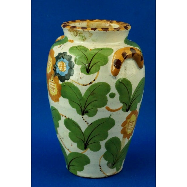Ceramic Pharmacy Jar attributed to Ulisse Cantagalli, Italy, 19th Century For Sale - Image 6 of 18