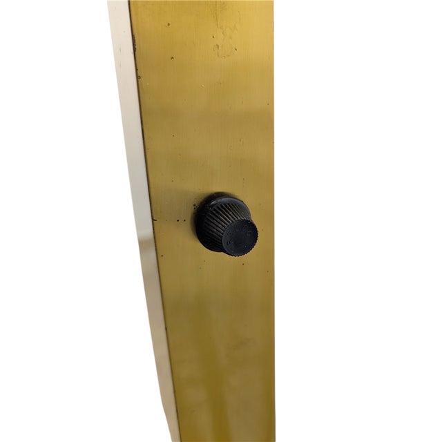 Gold Brass Floor Lamp with 7 Lights, 1970s For Sale - Image 8 of 10