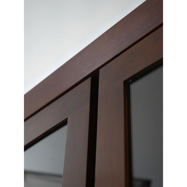 Stickley Cherry Highlands Display China Cabinet For Sale - Image 14 of 18