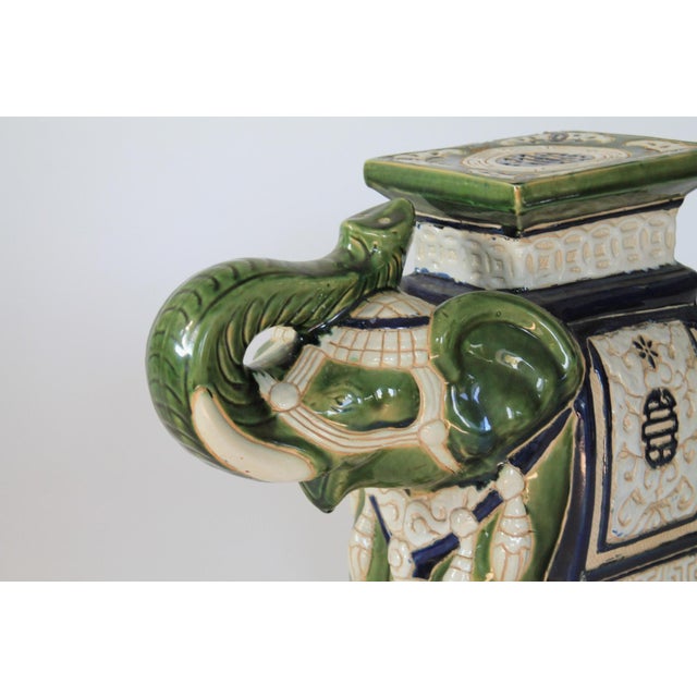 Vintage Elephant Garden Stool For Sale - Image 10 of 17