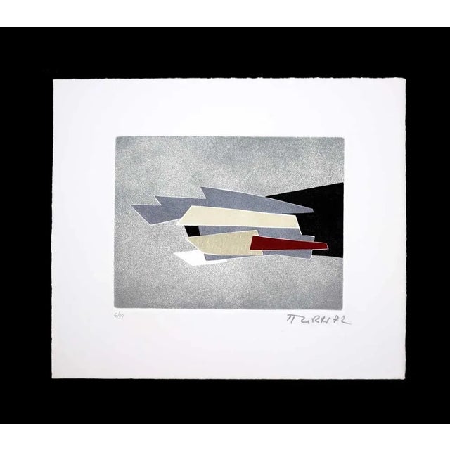 Hans Richter 1972 Signed Etching, Limited Edition 70/99, Framed For Sale - Image 12 of 12