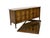 Mid-Century Modern Mid Century Modern Burlwood Long Credenza 6 Drawers Dresser Matching Mirror MINT For Sale - Image 3 of 9