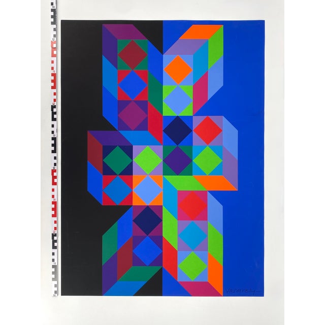 Victor Vasarely, Screen Print Poster for the Munich Olympic Games by Victor Vasarely (19081997), 1972, 1972, Paper For Sale - Image 12 of 13