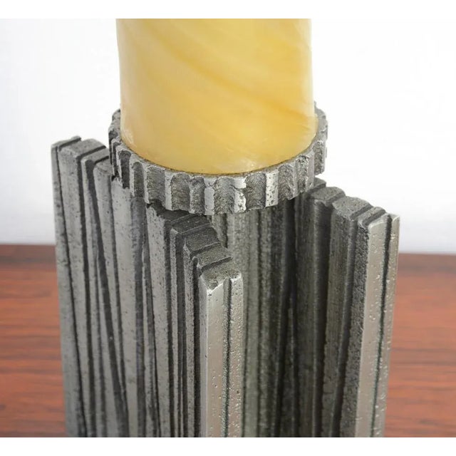 Brutalist Aluminium Candleholder by Willy Ceysens, 1960s For Sale - Image 10 of 12