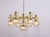 Large Sciolari Brass Chandelier, Germany, 1960s For Sale - Image 3 of 12