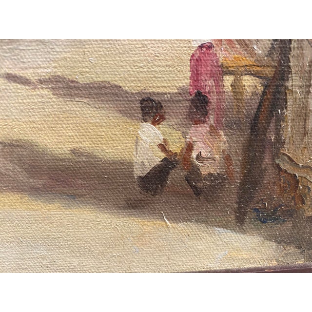 Elias Laxa Well-Listed Artist Philippines Rare Genre Painting For Sale - Image 4 of 8