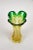 Mid-Century Italian Vase in Green Yellow Murano Glass, 1960 For Sale - Image 11 of 16