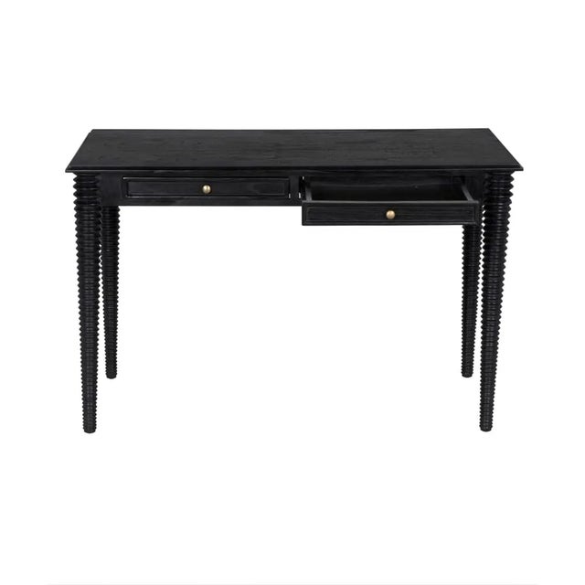 Noir Leonardo Desk For Sale - Image 4 of 6