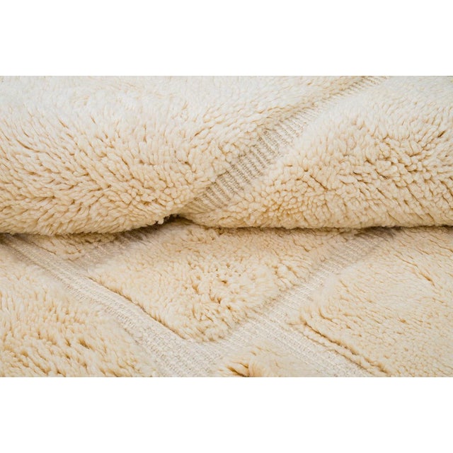 Textile Hand-Knotted Wool Rug by Azele Studio For Sale - Image 7 of 12