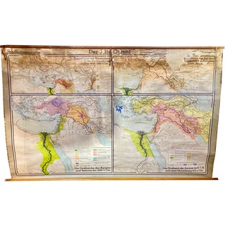 German El Alto East Map, 1950s For Sale