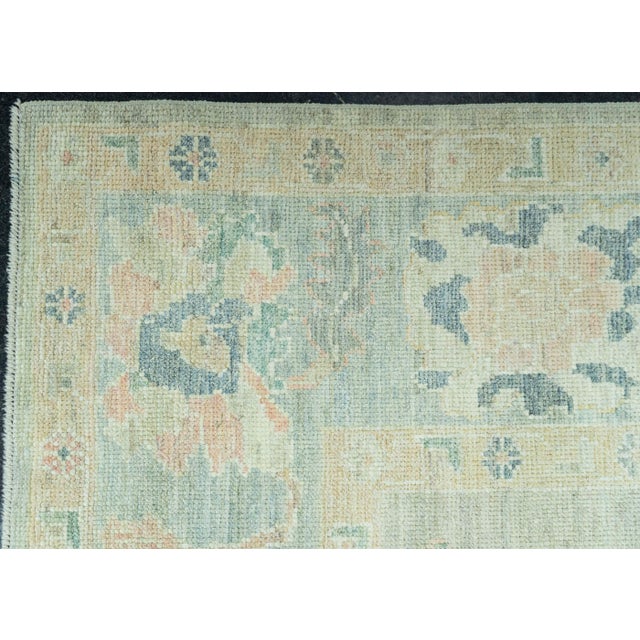 Turkish Oushak Rug 8'4" x 10'6" #19392 For Sale - Image 4 of 8