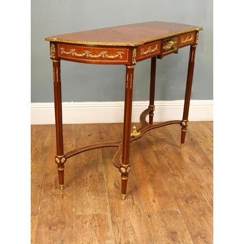 Wood French Louis XVI Console Tables, Set of 2 For Sale - Image 7 of 13