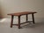 Brutalist Oak Dining Table, France, 1970s For Sale - Image 10 of 18