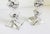 Postmodern Zigzag Crystal Candlesticks, a Pair For Sale - Image 10 of 11