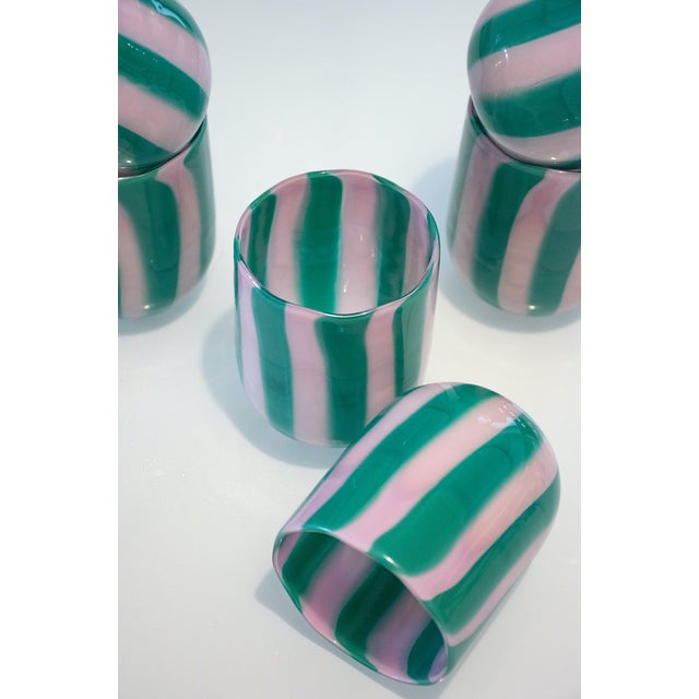 The work of Ribes explores the boundary between utilitarian object and autonomous form. Through the hand-blown glass...