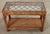 1980s Baldwin Style Wrapped Rattan Console Table For Sale - Image 5 of 12