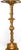 Metal Vintage Large Baroque Style Candlestick Lamp Depicting Artemis and Her Followers For Sale - Image 7 of 18