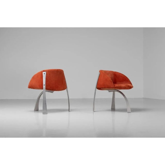 P80 Dining Chairs by Giovanni Offredi for Saporiti, Italy, 1973, Set of 4 For Sale - Image 6 of 18