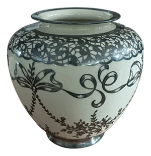 Ceramic Vase from Volkstedt Elfenbein
