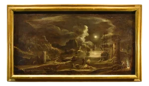 Giovanni Grevenbroeck / Il Solfarolo, View of the Port, 1680, Oil on Canvas