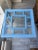 Modern Chelsea House Blue Trellis Side Table For Sale - Image 3 of 5