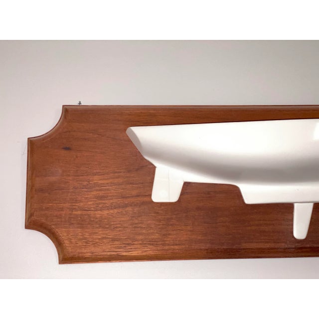 Nautical 1990s Model Ketch Shannon 43 Sailboat Motif Wall Sculpture For Sale - Image 3 of 7