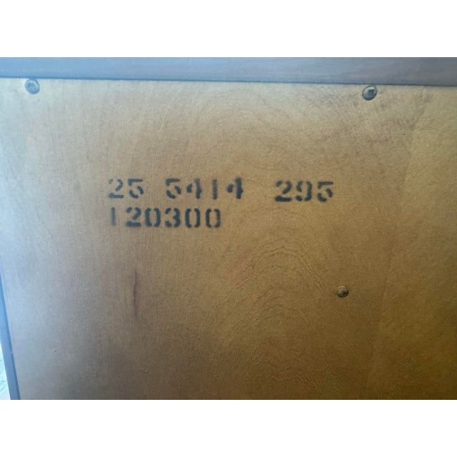 Ethan Allen Medallion Solid Cherry Louis Philippe-Style Tall Chest With Pull-Out Slide For Sale - Image 9 of 12