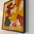 Textile 1960s Modern American Abstract Oil on Canvas Signed Framed For Sale - Image 7 of 8