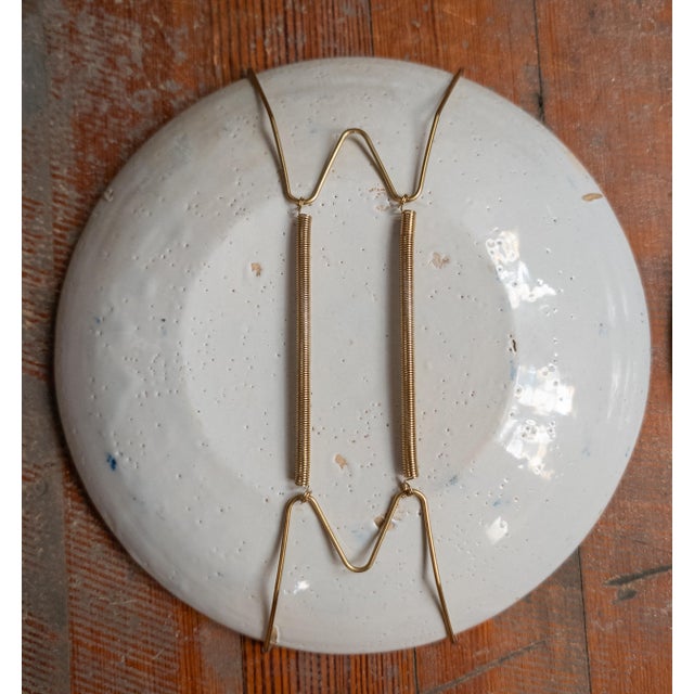 18th Century Pair of Dutch Delf Faience Polychrome Plates With Bird and Flowers For Sale - Image 13 of 14