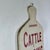 Large Vintage Primitive Wooden "Cattle Judging Area" Sign in Figural Milk Bottle Design For Sale - Image 4 of 6