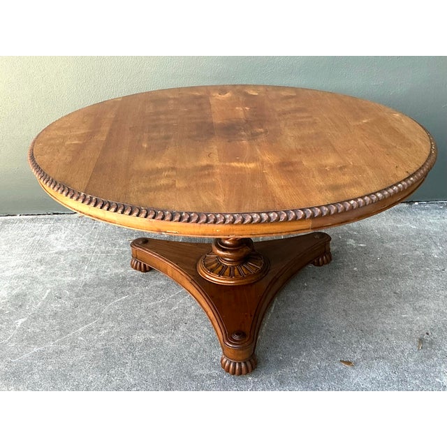 Vintage Turned Wood Dining Table For Sale - Image 10 of 12