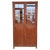 19th Century Large & Narrow Cupboard or Bookcase with Glass Vitrine, Pine For Sale - Image 15 of 18