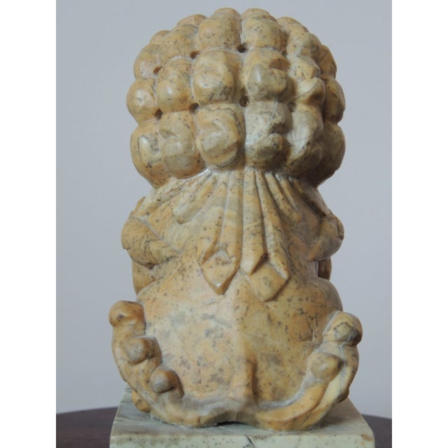 Mid 20th Century Natural Stone Asian Female Fu Dog For Sale - Image 11 of 13