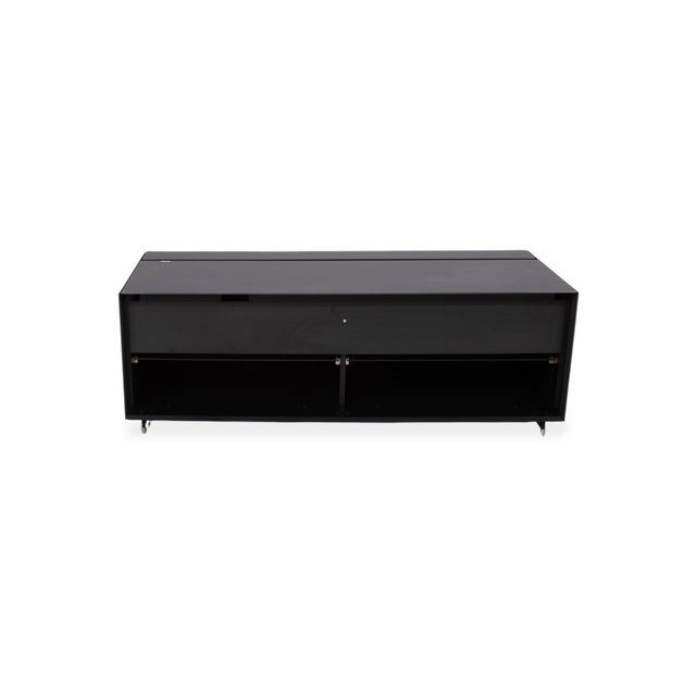 Spectral Glass and Wood Sideboard For Sale - Image 12 of 13