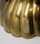 This elegant vintage catch-all bowl is crafted from solid brass and features a classic, highly-detailed scalloped shell...
