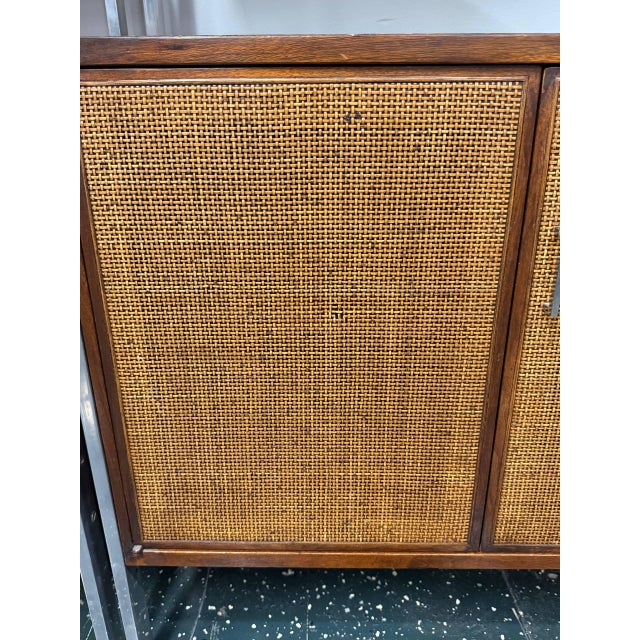 Founders Mid-Century Modern 2-Section Wall Unit With JBL L100 Century Speakers For Sale - Image 9 of 12