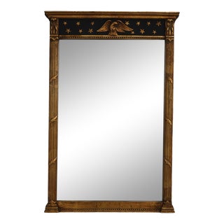 Stroupe Gold Gilt Federal Style Mirror For Sale