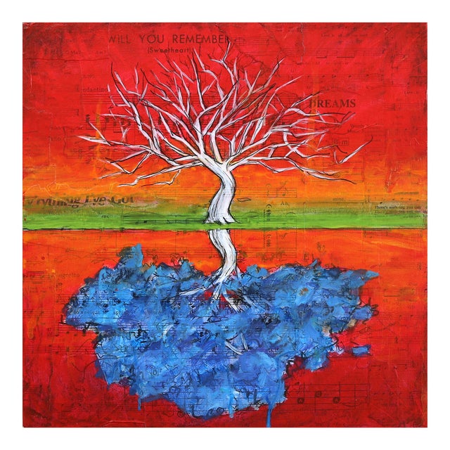 Let Me Forget - Original Mixed Media Surrealist Original Artwork by Robert Lebsack For Sale