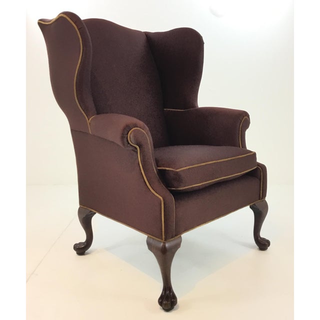 Traditional Antique Irish Wingback Chair Chairish