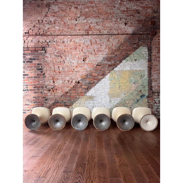 1960s Set of 6 Authentic Early Production Knoll Saarinen Tulip Chairs - Original Condition, Stamped and Labled For Sale - Image 12 of 12