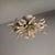 Vintage Italian Floral Ceiling Lamp, 1970s For Sale - Image 4 of 13