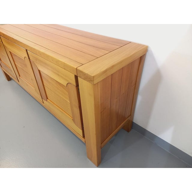 Vintage Elm Sideboard from Maison Regain, 1970s For Sale - Image 17 of 18
