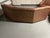 1990s Vintage Carson’s of High Point Postmodern Curved Sectional Sofa, Pair — Metallic Bronze Upholstery For Sale - Image 5 of 6