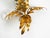 Large Vintage Model Wisteria Gold-Plated Metal Wall Lamp by Hans Kögl, 1970s For Sale - Image 6 of 14