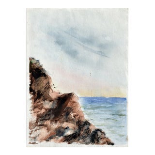 Vintage Landscape -- Big Sur Coast by Barbara Bailey-Porter For Sale