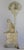 Stone Italian Carved Alabaster Seated Lady Figural Lamp With Globe For Sale - Image 7 of 10