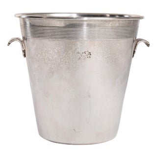 Mid 20th Century France Silver Ice Bucket For Sale